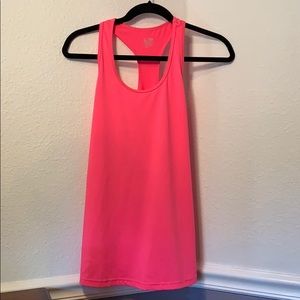 Champion Fitted Hot Pink Racerback Tank Top